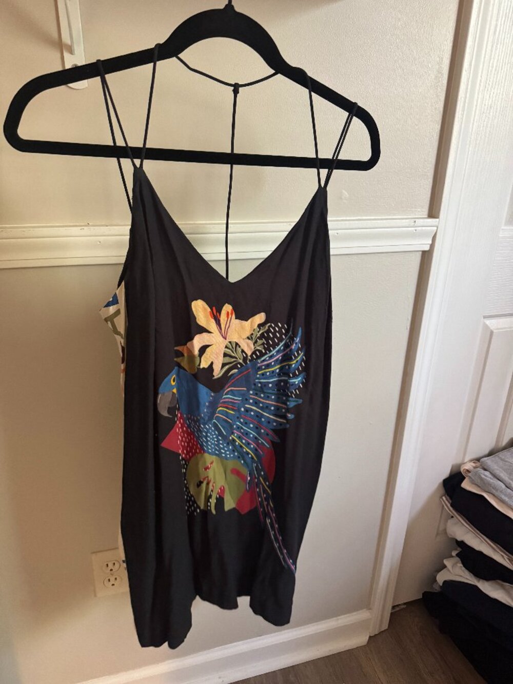 FARM Rio Mini Black Dress